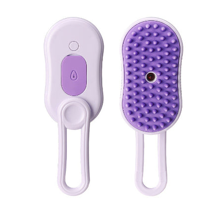 3-in-1 Electric Cat & Dog Steam Brush – Pet Grooming & Hair Removal - World Bazaar Life
