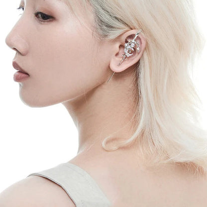 Creative Star Moon Diamond Geometric Stud Earrings – Fast Delivery