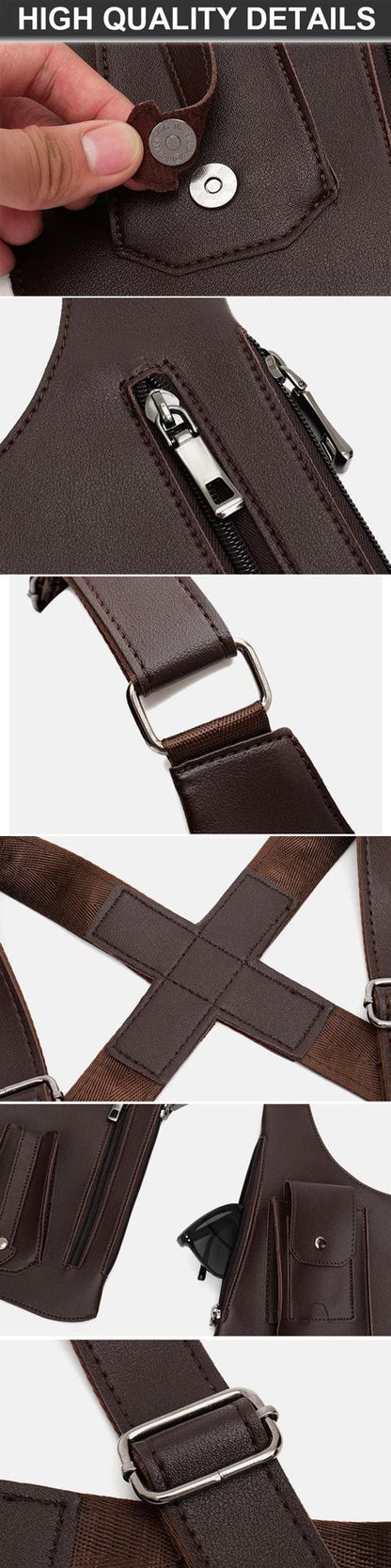Medieval Leather Holster Bag Viking Cosplay Phone Pouch Men